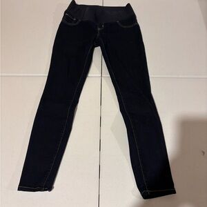 Old Navy Maternity Mid Rise Skinny Dark Wash Stretch Jeans Women’s 28x27